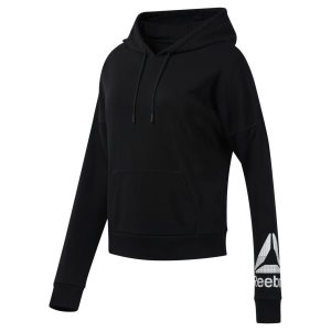 Reebok WOR Delta Kapuzenpullover Damen - Schwarz - DE 379-CNU